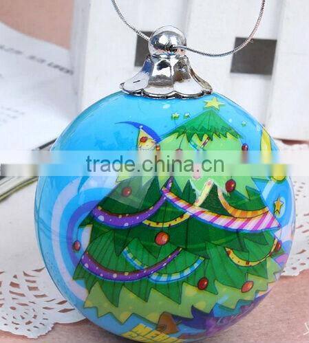 2016 beautiful christmas tree plastic ball christmas decorations