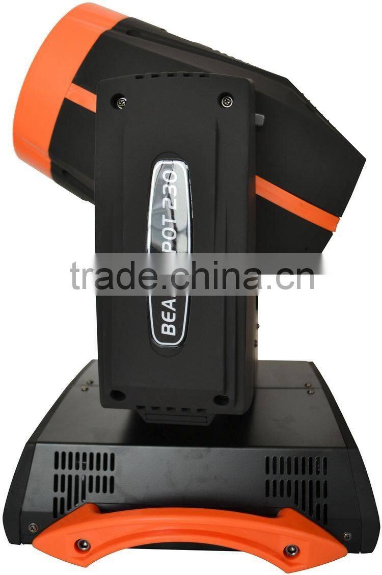 230Watt R7 Platinum Lamp Stage Disco DJ KTV 24-facet Prism Beam Spot Wash 3 in 1 230W 7R Moving Head Spot Light