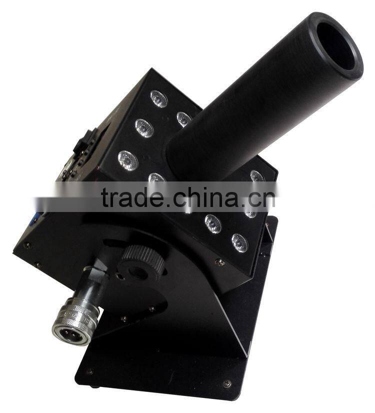 NewComer 300W Pro Stage Special Effect Multi-anlge DMX512 LED CO2 Jet Cannon Blaster 12pcsx3W RGB 3IN1 LED Fogger Machine