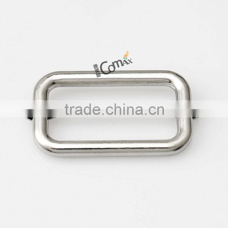 Nickel Metal Bag Strap Adjustable Slide Pin Buckle Belt For Bag Hardware