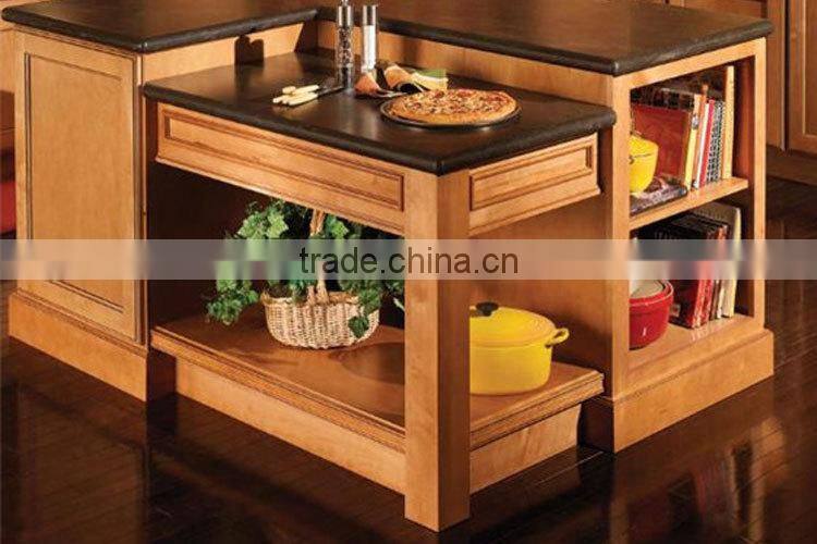 Classic solid wood kitchen hot selling kitchen cabinets