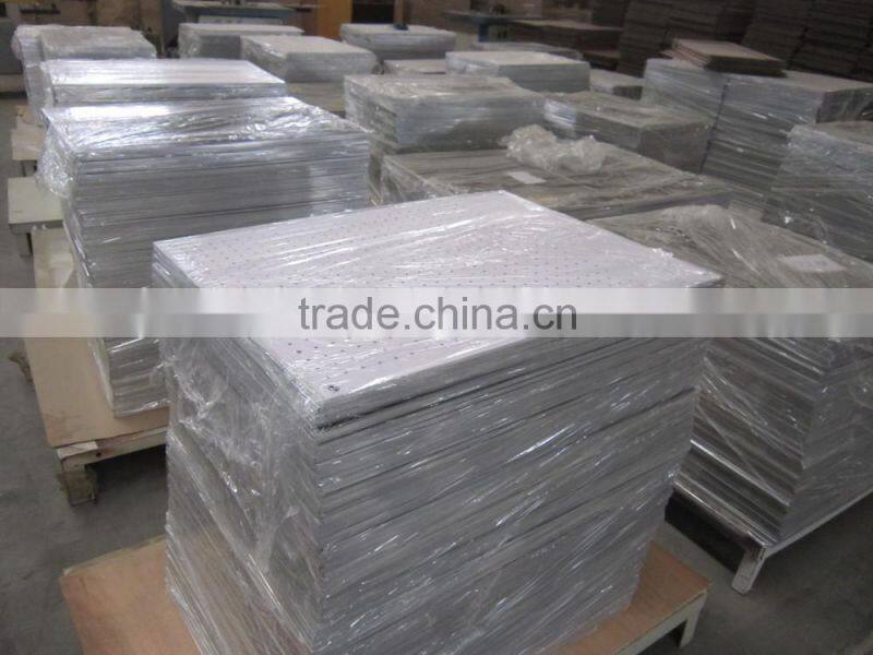 White melamine 6mm MDF pegboard