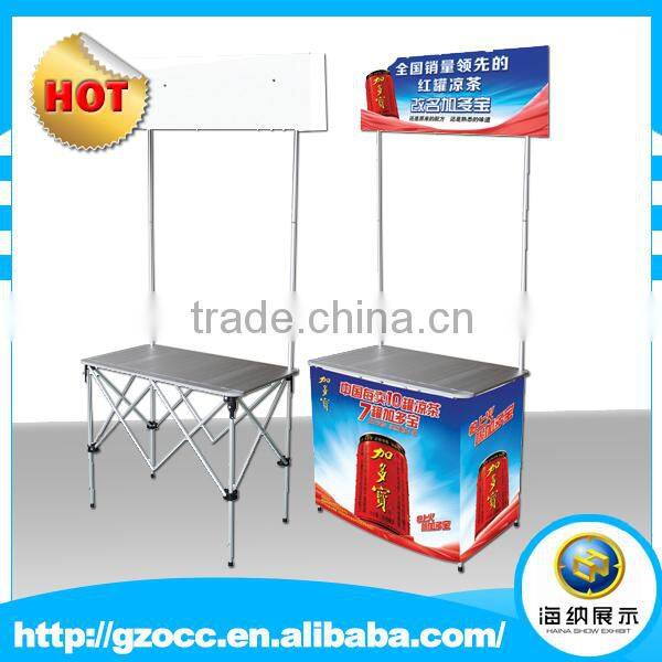 hot sales! new pop up promotion table,promotion counters table in china
