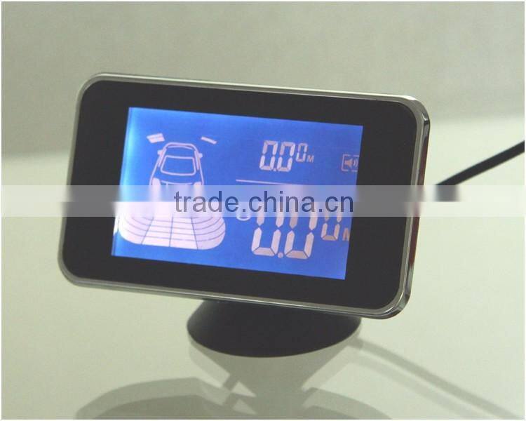 Wholesale ultrasonic rear reverse Garage parking sensor parktronic with LCD display, front and rear distance showing together