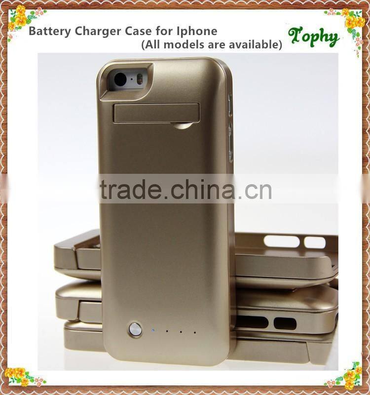 Li-Polymer battery Power Case External Battery Backup Power Case Charger Cover Pack Power Bank for iPhone 5/5s/5C