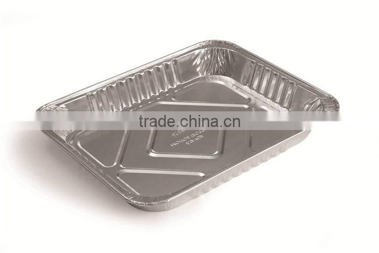 Durable Deep Disposable Aluminum Foil Catering supplies Trays