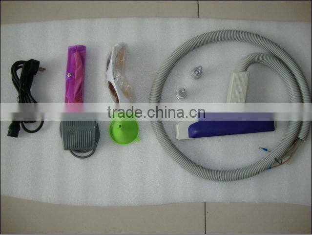 TUV/CE approved nd yag laser dark skin tattoo removal with 1064&532 nm