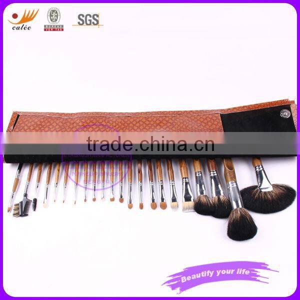 hot selling 22pcs professional makeup brush sets with pouch