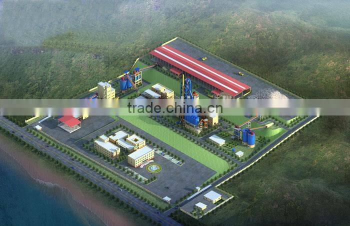 300-6000T/D turnkey cement plant manufacturers