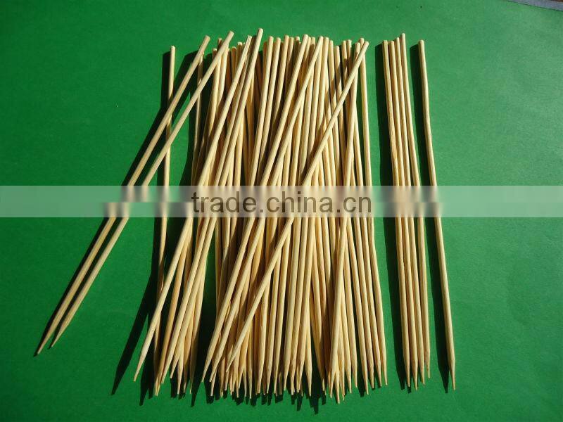 High Quality Disposable Round Smooth Bamboo Skewer