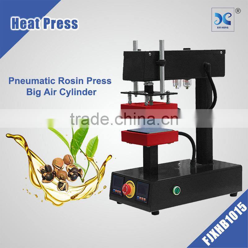 FJXB5-R High Pressure 2x4inch double sided pneumatic heat rosin press