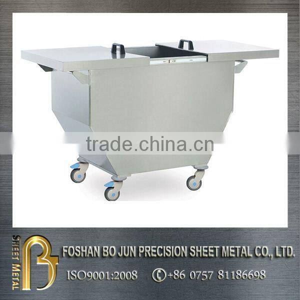 Stainless steel bin kitchen recycle rubbish trash dust stainless steel rubbish bin