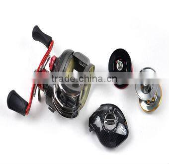 Aluminum forged spool bait casting fishing reel