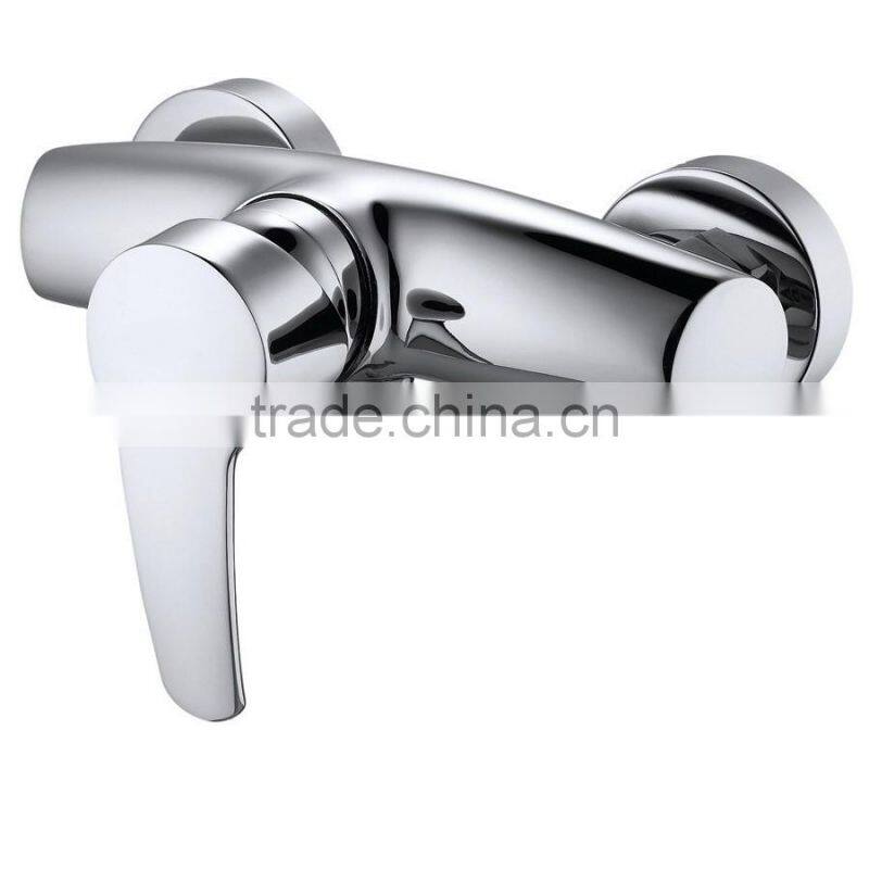 Fashion In-wall Mounted Brass Bath Shower Mixer Faucet