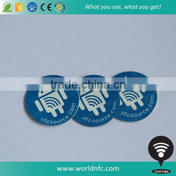 13.56MHz Smart Epoxy NFC Key Tag / RFID Tag for Cellphone