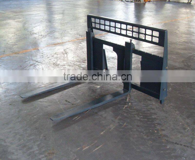 Pallet fork for skid steer loader