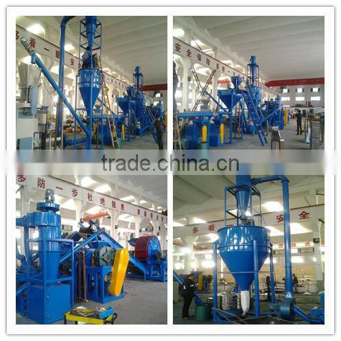 Automatic waste tyre recycling machine