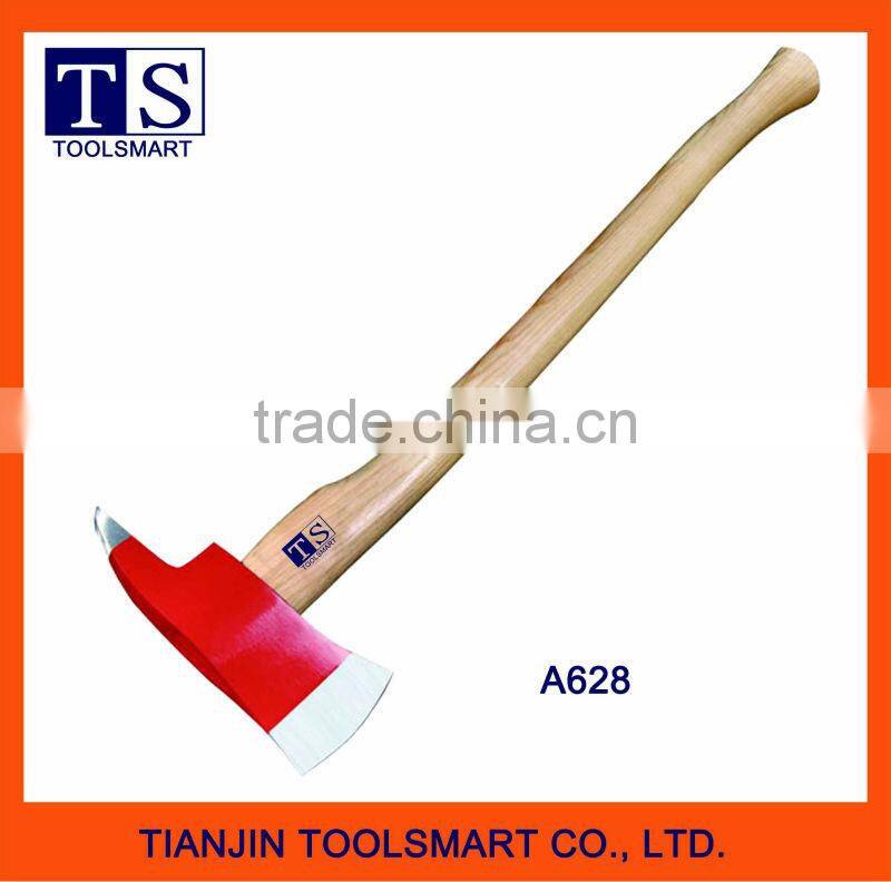 kitchen hatchet with wooden handle