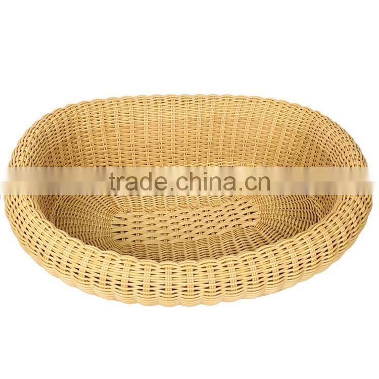 Cat pet supply wholesale arbitrarily curved soft wicker cat bed