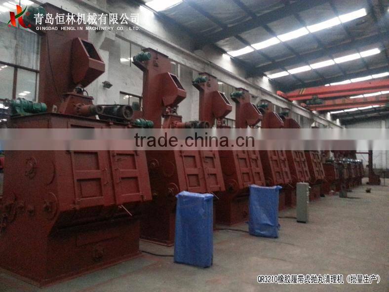 steel pipe/steel tube external wall shot blasting machine