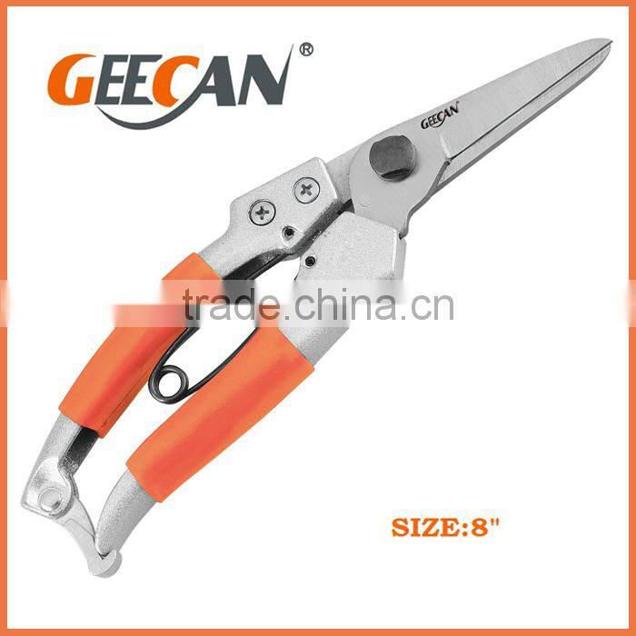 8" Zinc Alloy Handle Garden Scissors