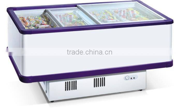 680L/880L supermarket chest island freezer(ZQR-680II)