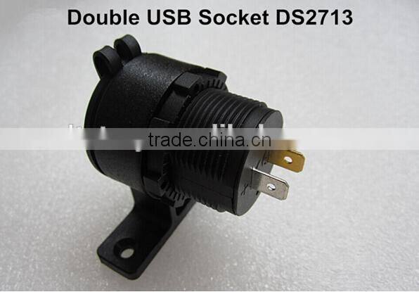 Panel Mount Dual USB Socket