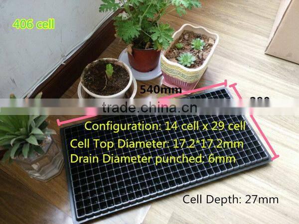 New product High reflective low price black agriculture seed tray