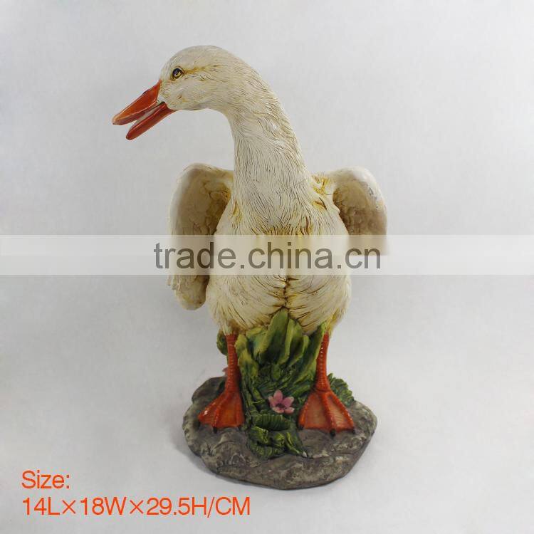 Resin garden decor goose statue
