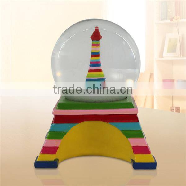 2014 Resin snow globe tourist souvenir