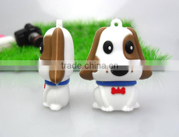 Creative gift dog usb flash drive shell