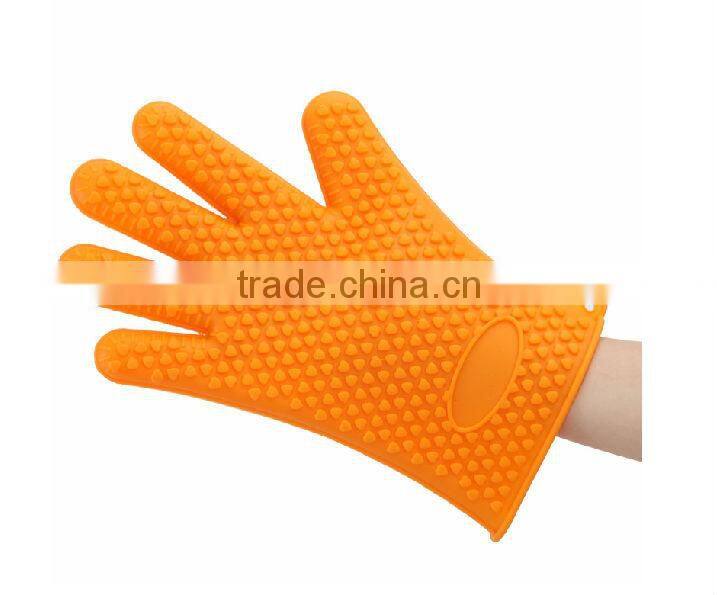 2017 hot selling silicone gloves with fingers