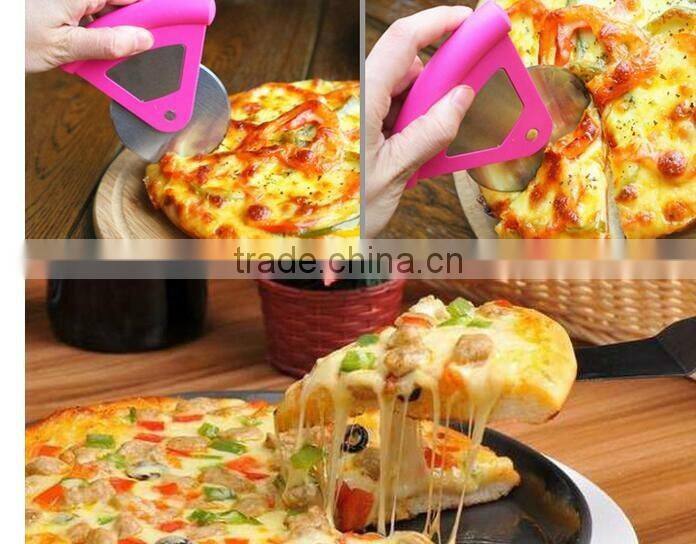 CY134 Stainless Steel Pizza Cutter with handle Pizza Knife