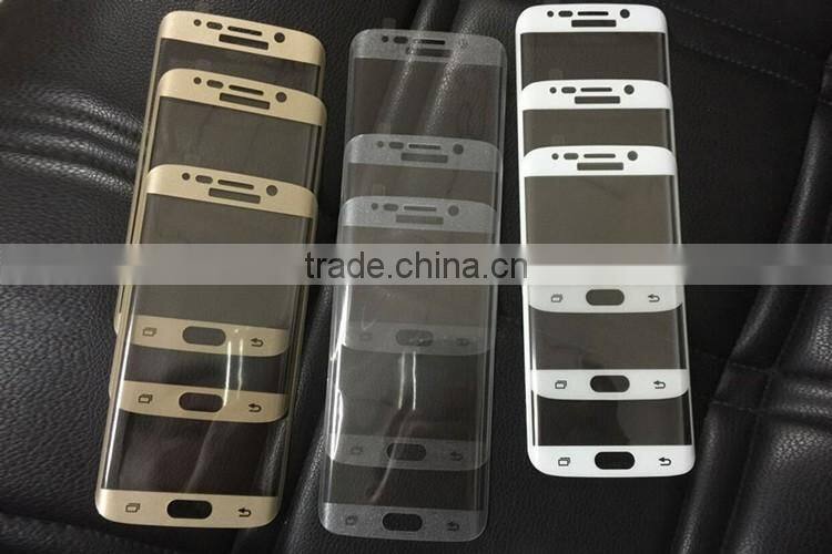 OEM retail package Arc Edge Tempered Glass Screen Protective Film For Samsung Note 4/Note Edge