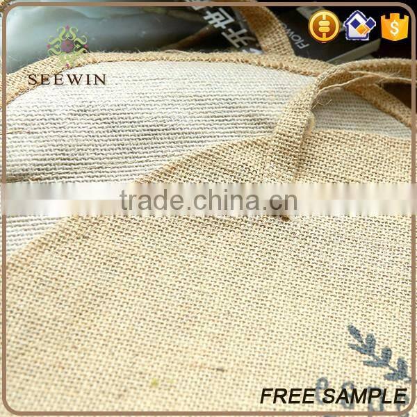 convinient natiral jute handed floral bag for packing