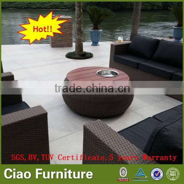 Modern outdoor rattan sofa set garden furniture