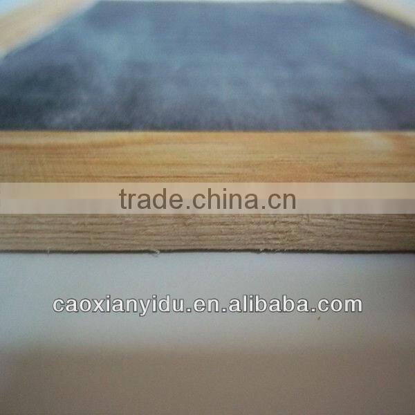 Black Slate Chalk Board Double Sided Natural Wood Frame