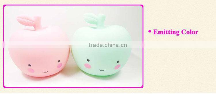 2017 hot sales LED lighting elegant apple fruits night light Decorative lamp