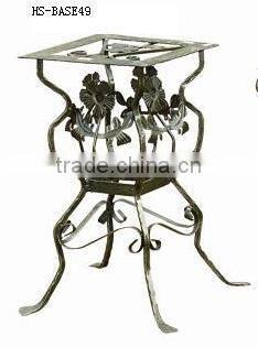 Trade Assurance garden cast iron flower pot base,metal flower pot base for sale