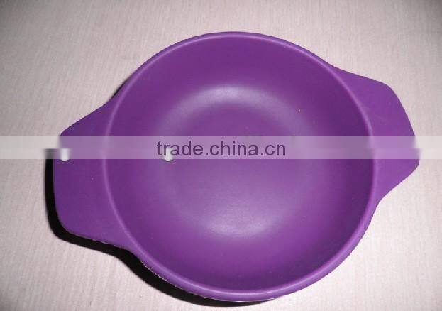 Pet Dog Cat Folding Portable Feeding Silicone Travel Bowl Candy color