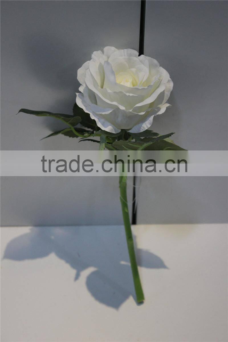 brand name artificial flowers fabric small single rose