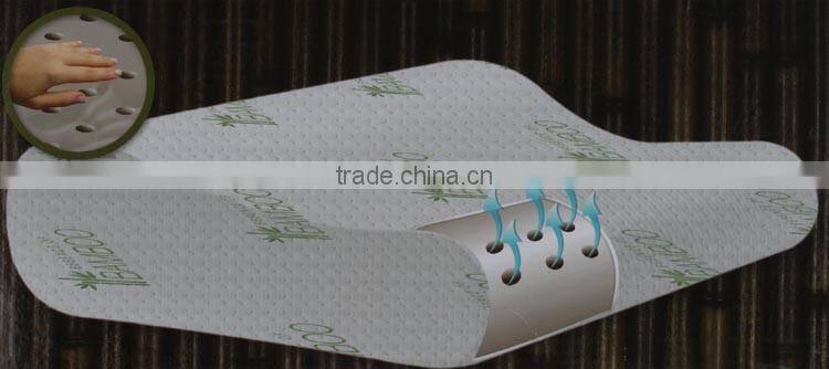 High quality bamboo fiber pillow therapy breathable soft bamboo memory foam pillow