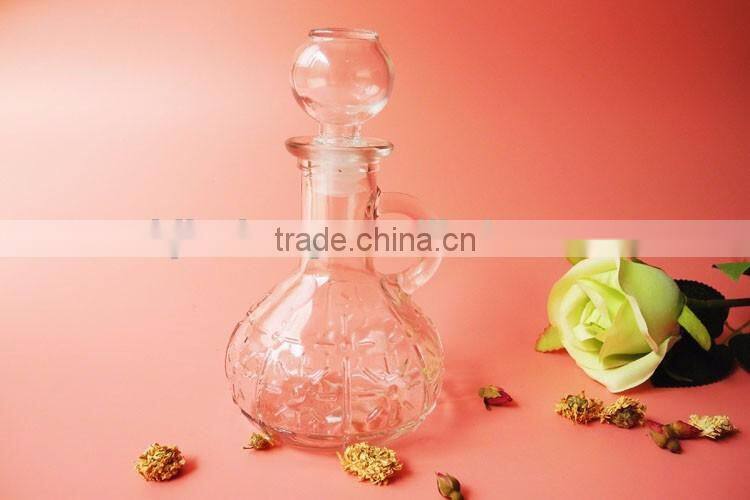 Available Mini Rum Balm Glass Bottles with Cork Stoppers