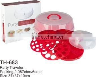 Hot Sale and New PP Double-use Cake Carrier/Cupcake Carrier TH-683