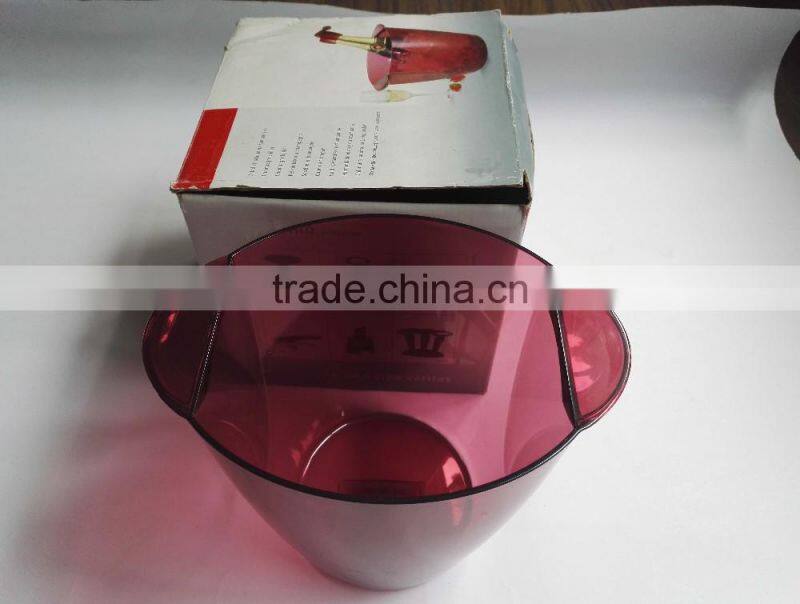 plastic champagne chiller storage bottle