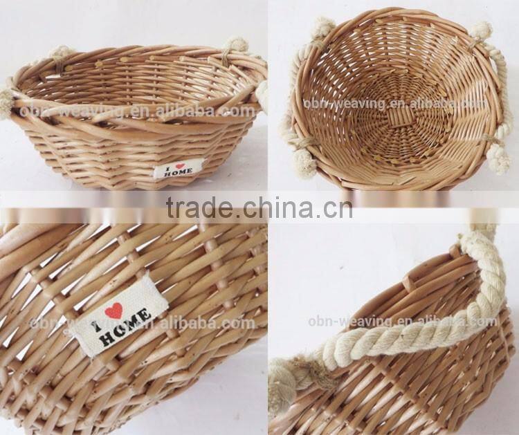 Wholesale cheap custom any size decorative small gift wicker baskets in bulk