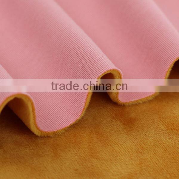 Thermal underwear knitting fabric one side brush for winter clothes