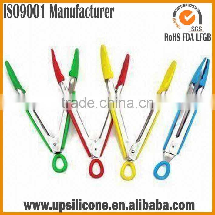 kitchen accessories high quality silicone Kitchen and Barbecue Grill Tongs