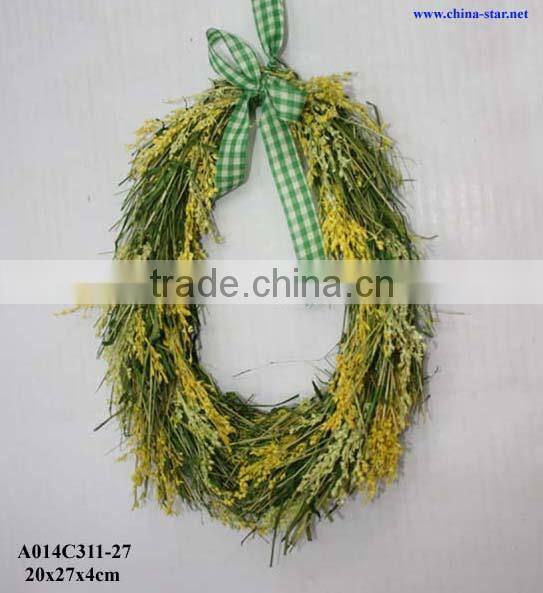 nature grass bunny decor