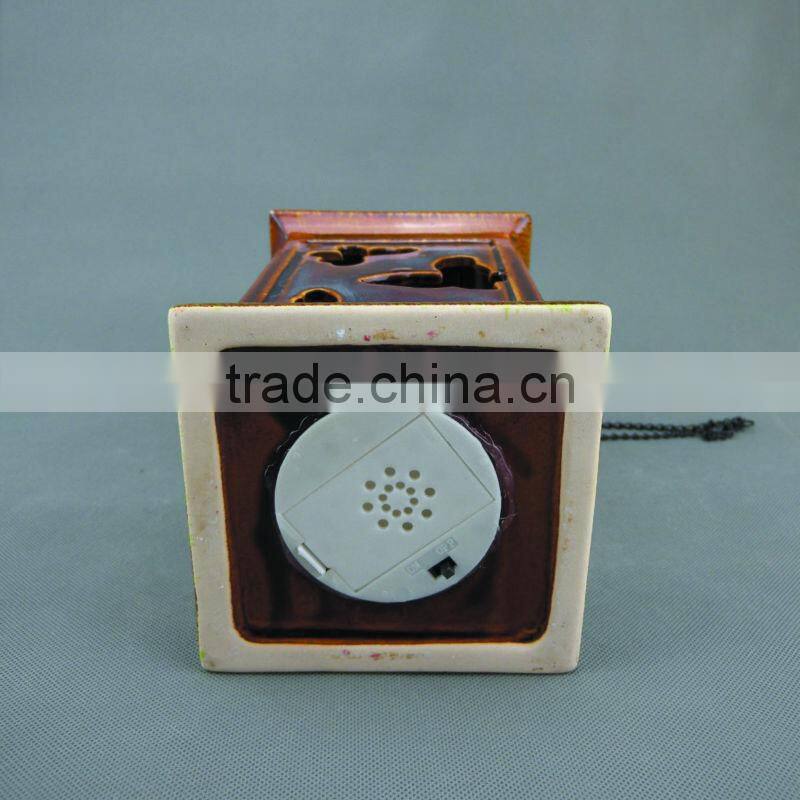 Ceramic Candle Lantern with Led Light